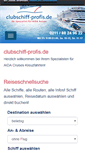 Mobile Screenshot of clubschiff-profis.de